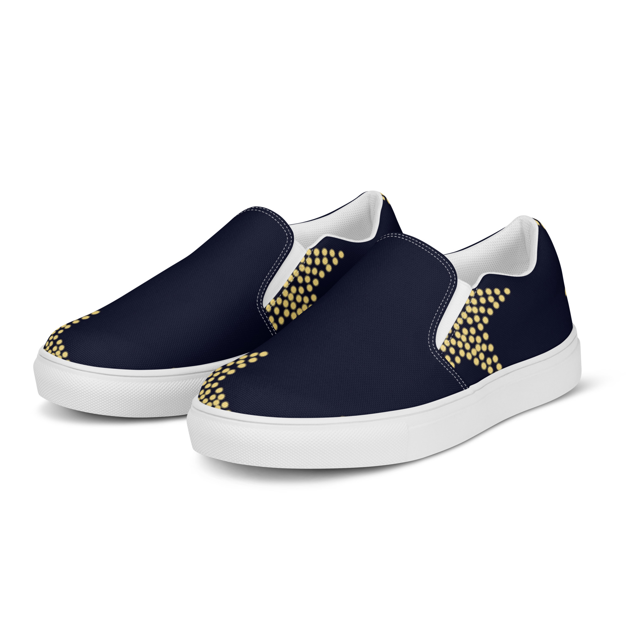 womens slip on canvas shoes white left front 68bb4172af931