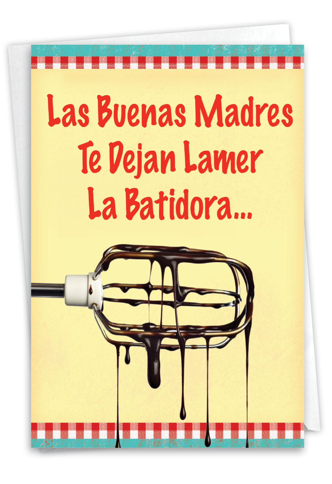 hilarious lick beaters spanish card 26