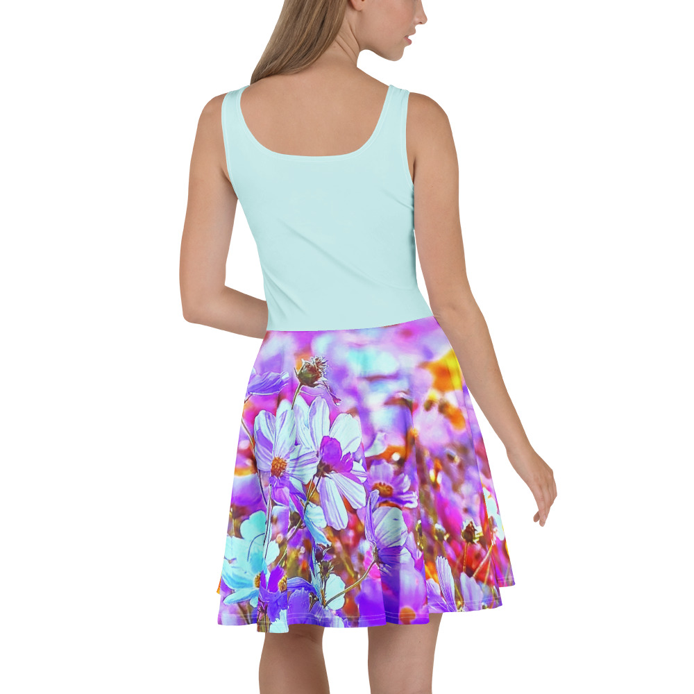 all over print skater dress white back 69a9e7f162566