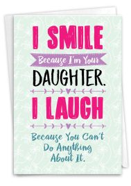 smiling daughter card 136
